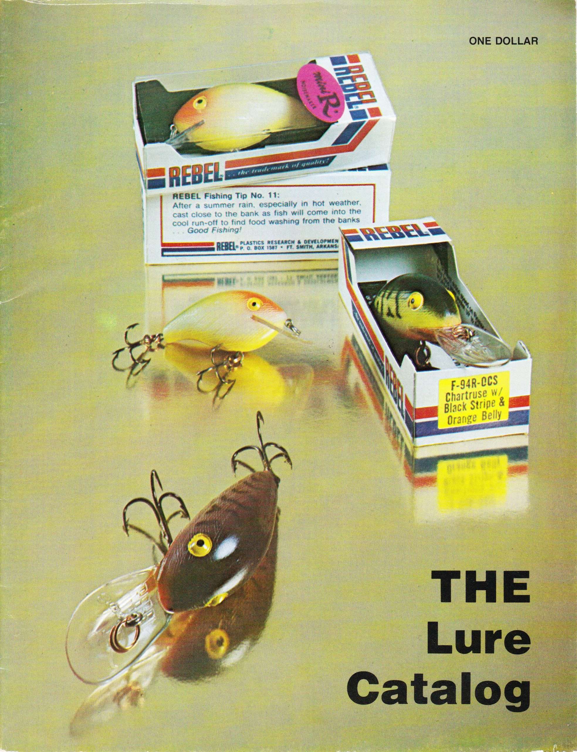 Rebel 197475 Bass Fishing Archives Bass Tackle Catalogs