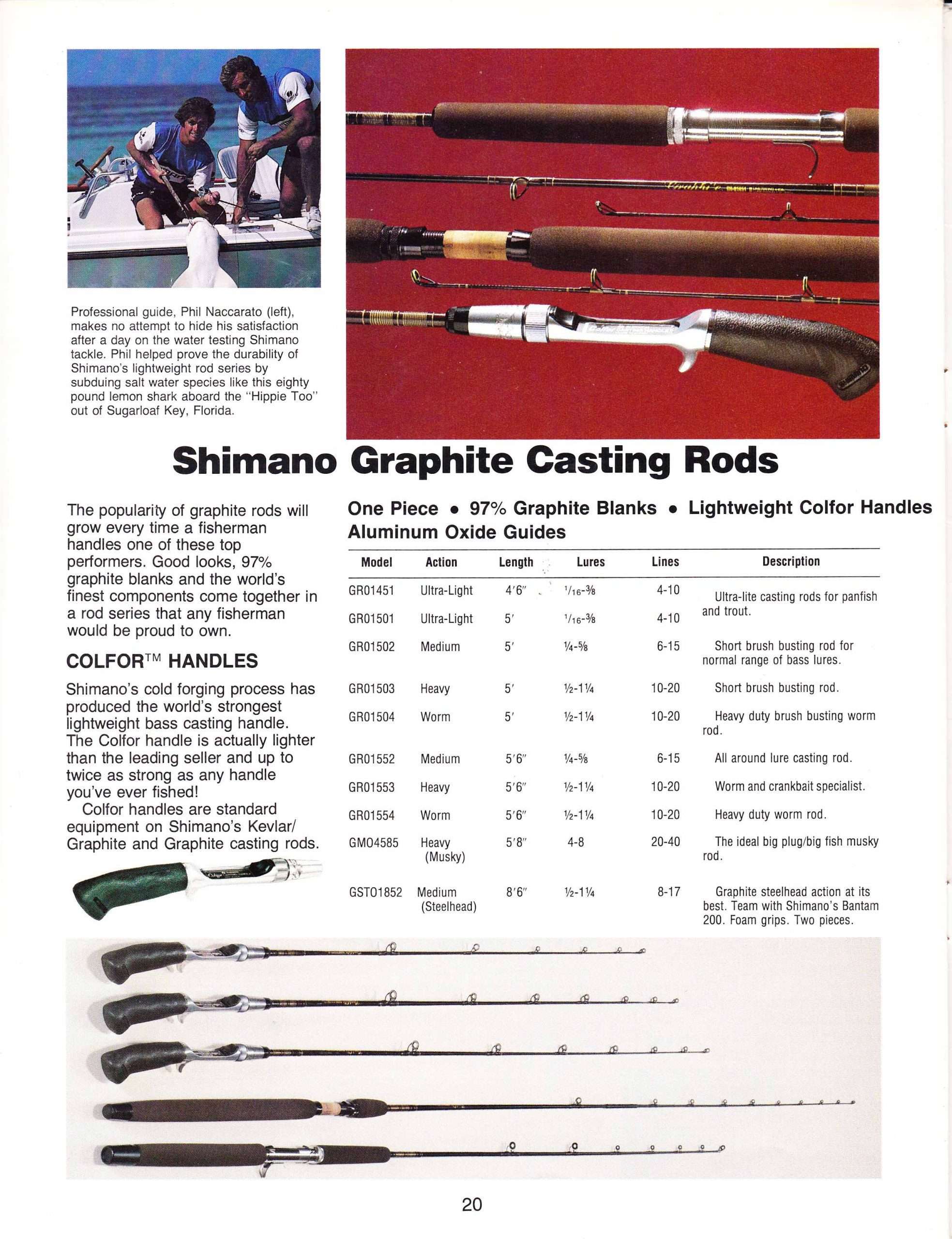 Shimano 197980 Bass Fishing Archives Bass Tackle Catalogs
