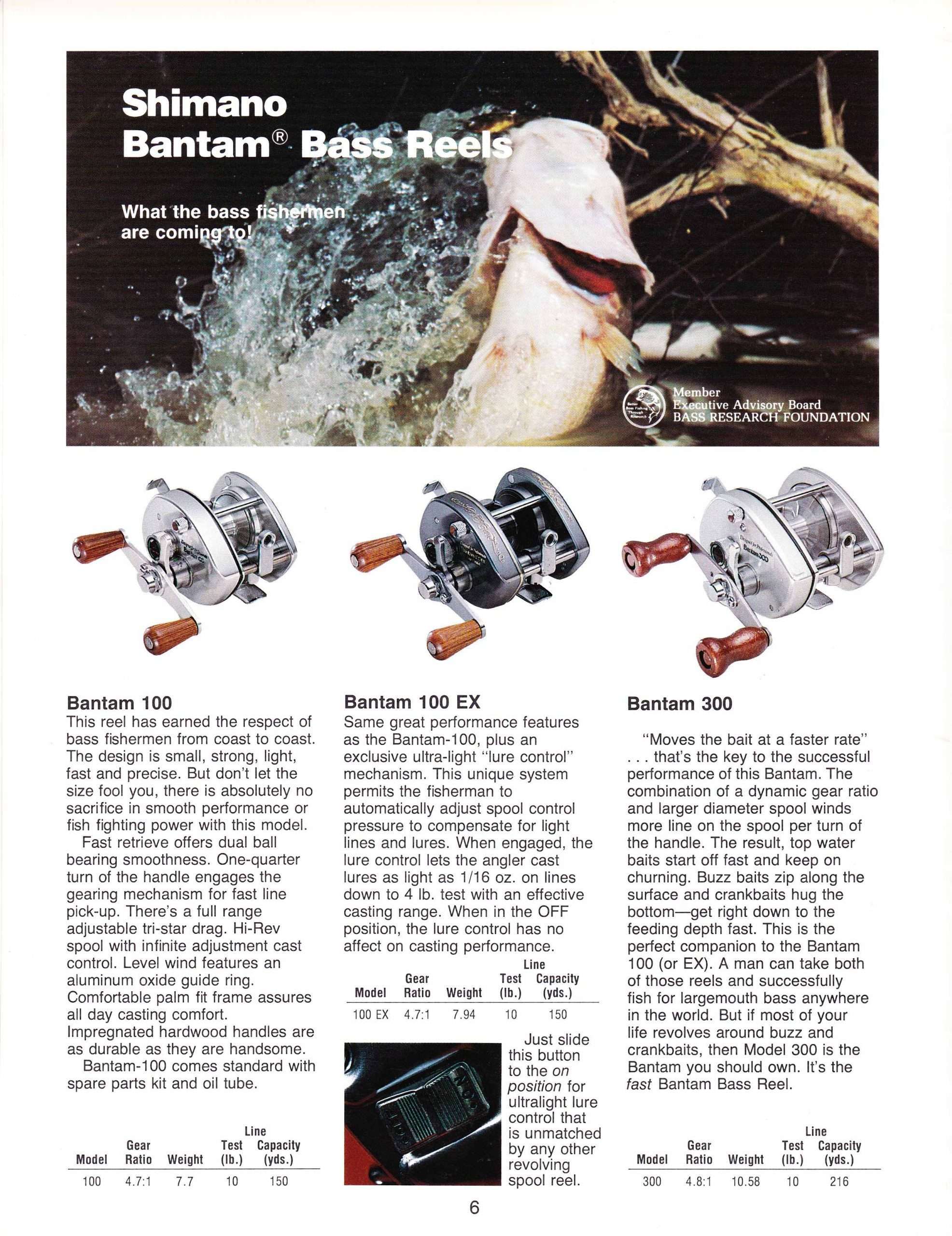 Shimano 197980 Bass Fishing Archives Bass Tackle Catalogs