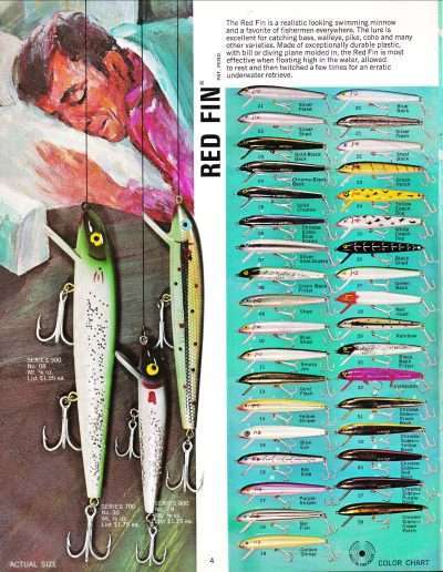 Leurre De Pêche Vintage Cotton Cordell - Howdy Boy - Poisson-lune Naturalisé 4 1/4 Pouces