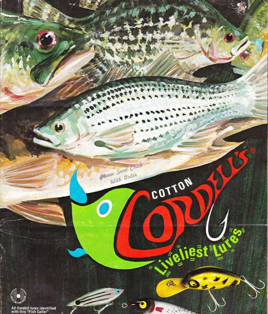 Cotton Cordell Pre1973 Bass Fishing Archives Bass Tackle Catalogs