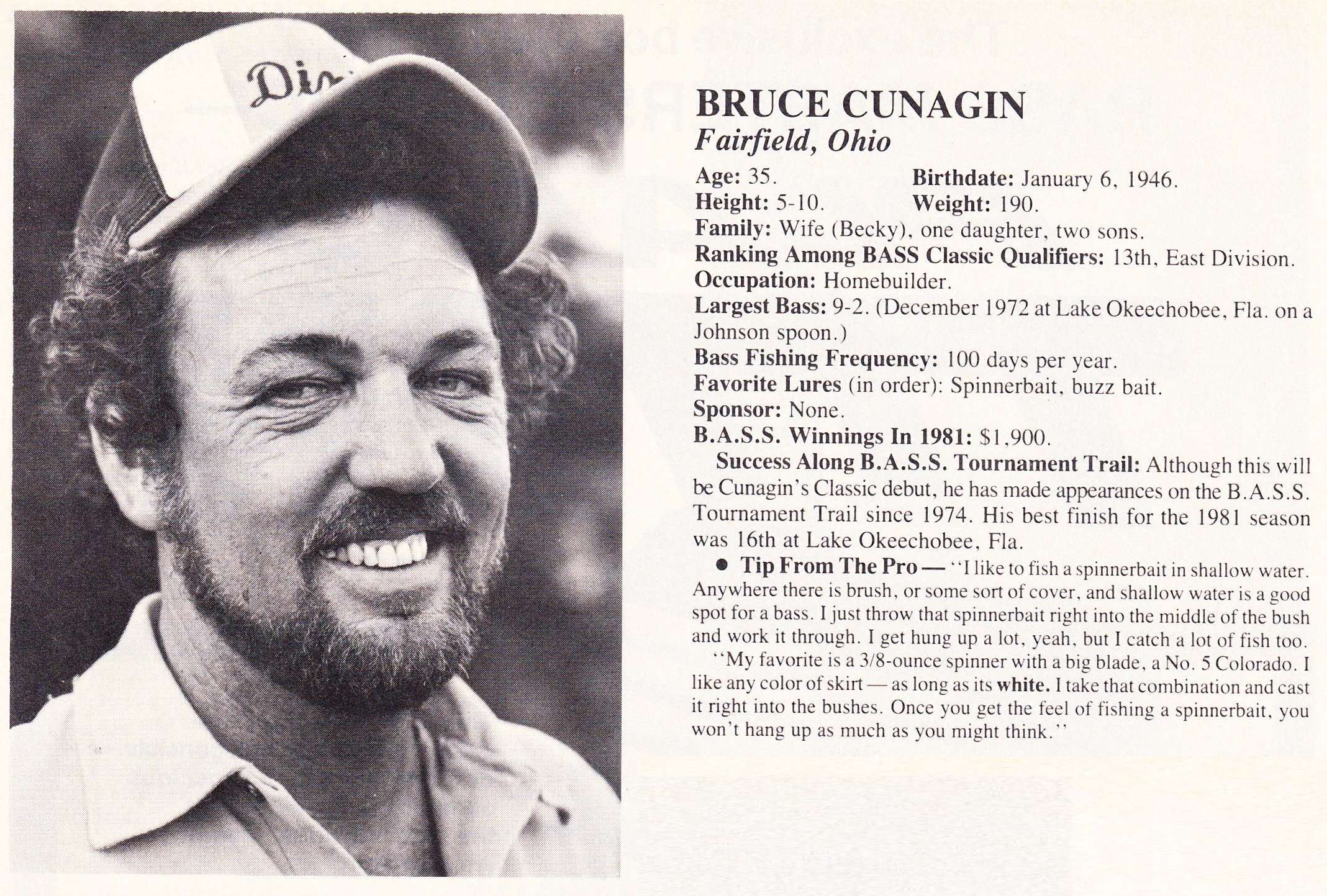 61 Bruce Cunagin Bruce Cunagin