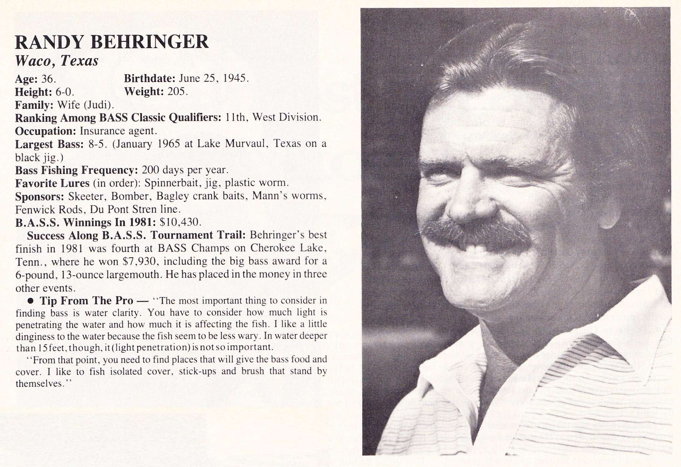 28 Randy Behringer Randy Behringer