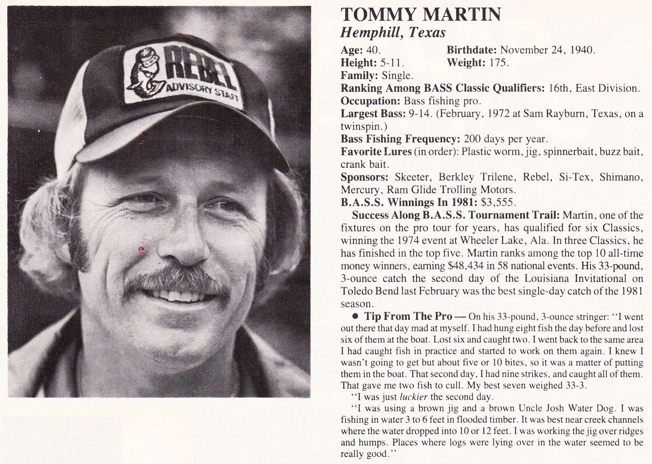 11 Tommy Martin Tommy Martin