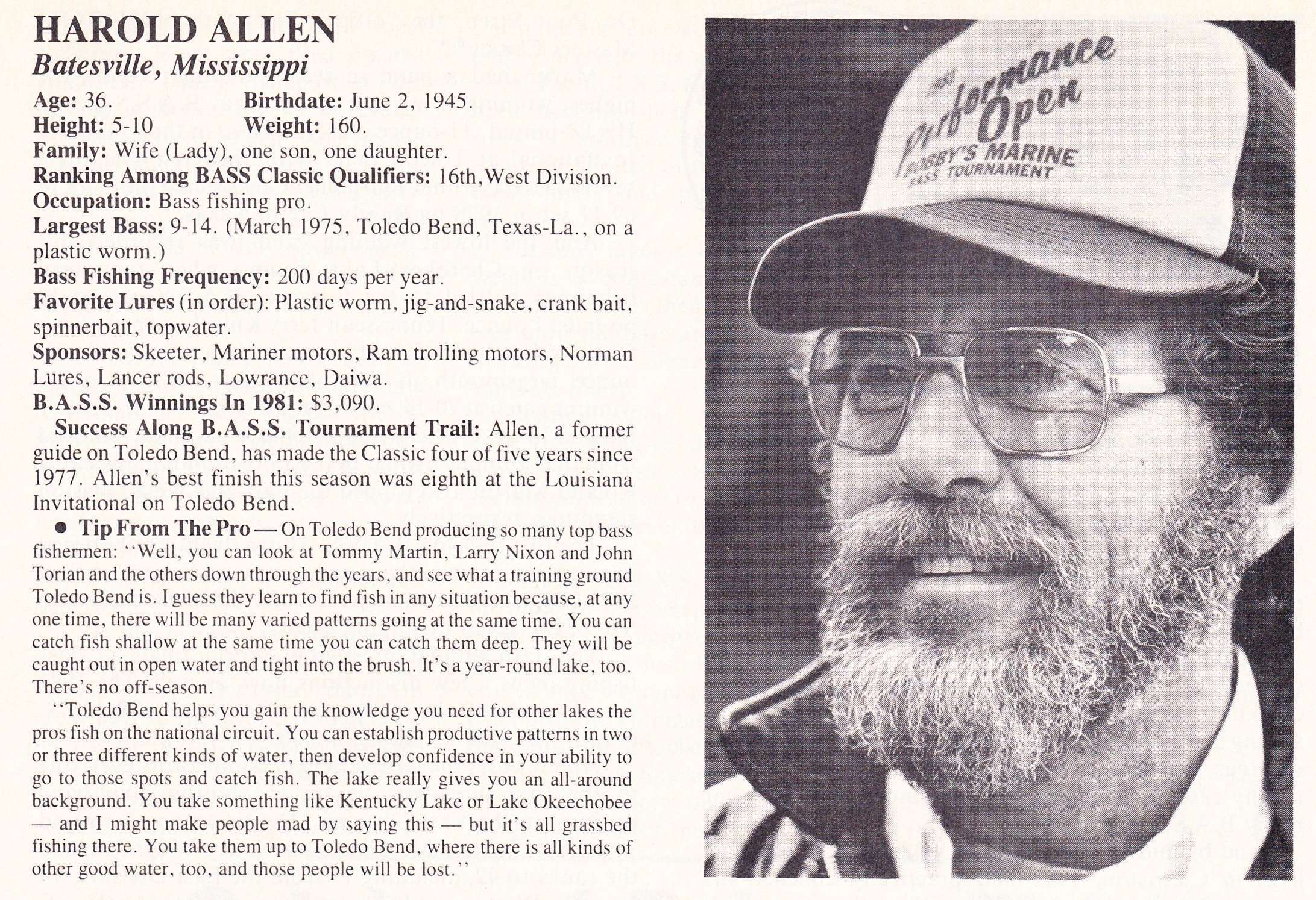 9 Harold Allen Harold Allen