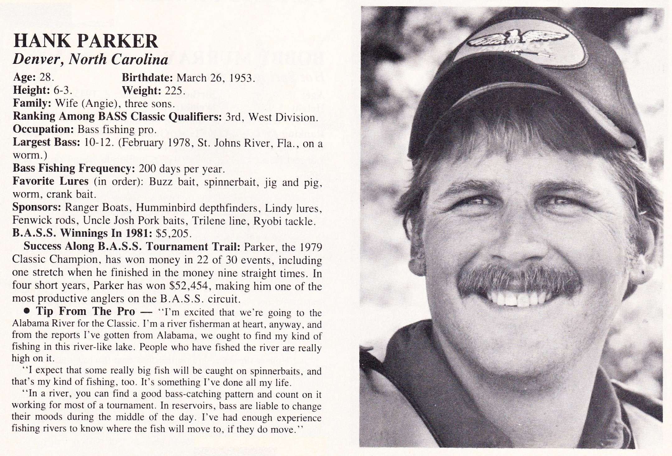 7 Hank Parker Hank Parker