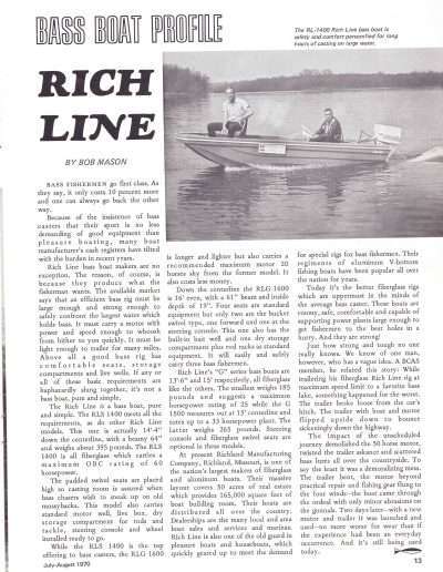The Lunker Hole Volume 1 Number 2 July-August 1970 Page 13
