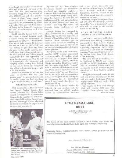 The Lunker Hole Volume 1 Number 2 July-August 1970 Page 9