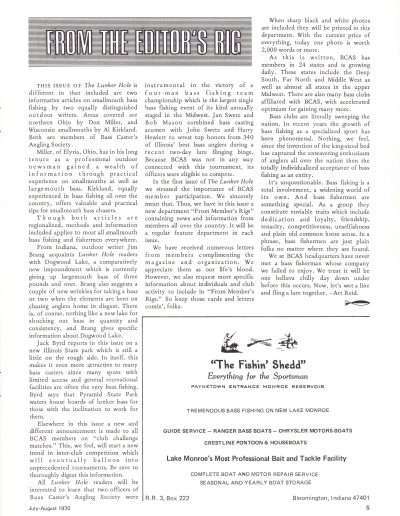 The Lunker Hole Volume 1 Number 2 July-August 1970 Page 5