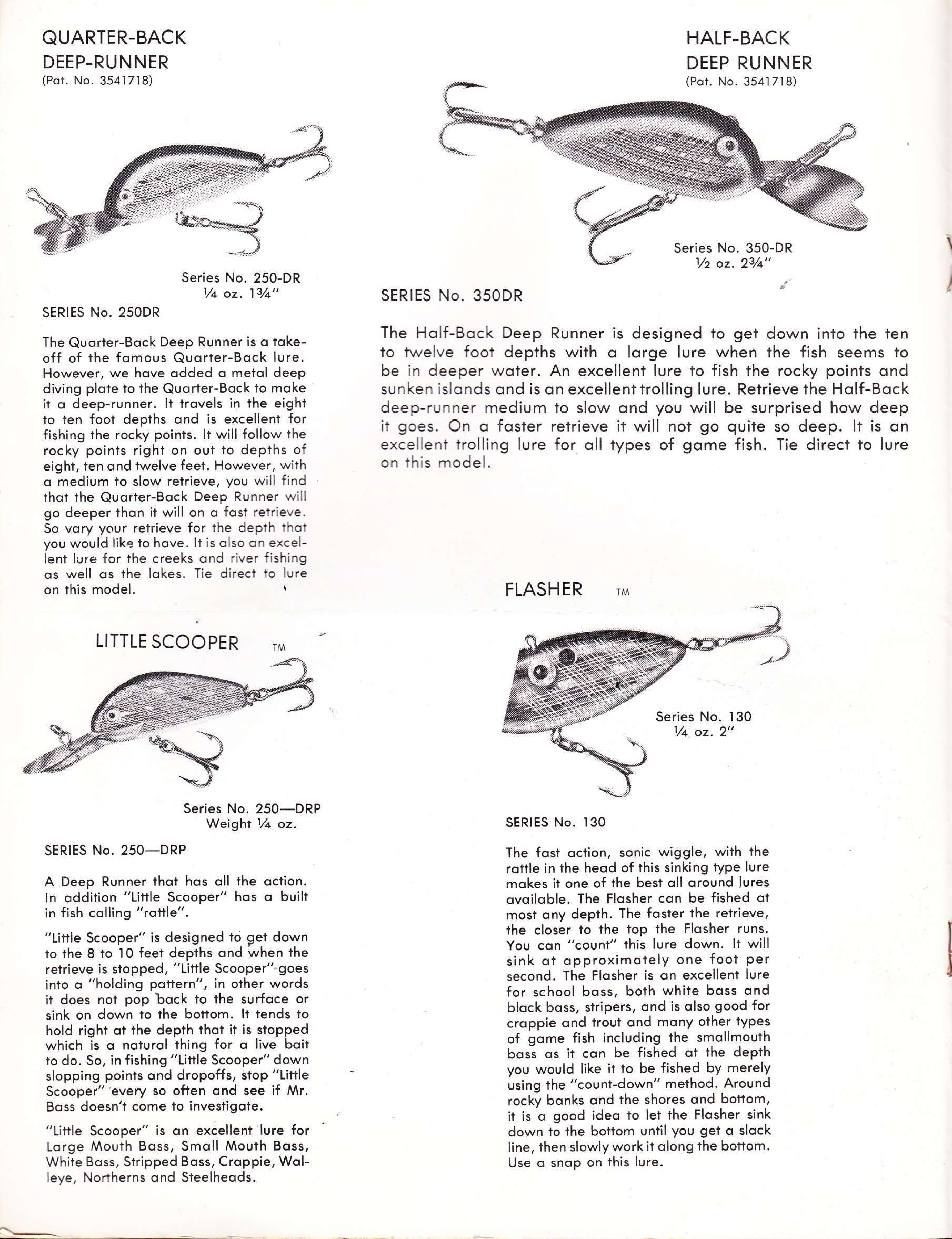 Bill Norman Lures Catalog Bass Fishing Archives Tackle History