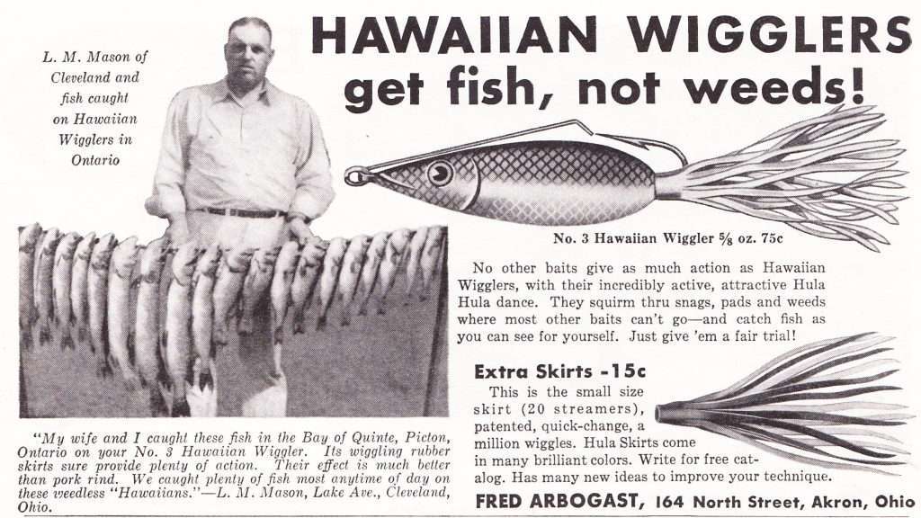 Publicité Vintage Fred Arbogast & Co. 1946 – Leurre De Pêche Jitterbug Bass Killer