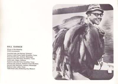 Bill Dance Techniques of Bass Fishing Inside Back Cover