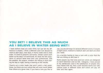 Bill Dance Techniques of Bass Fishing Equipment Page 54