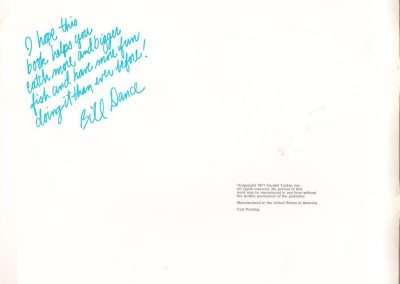 Bill Dance Techniques of Bass Fishing Inside Cover