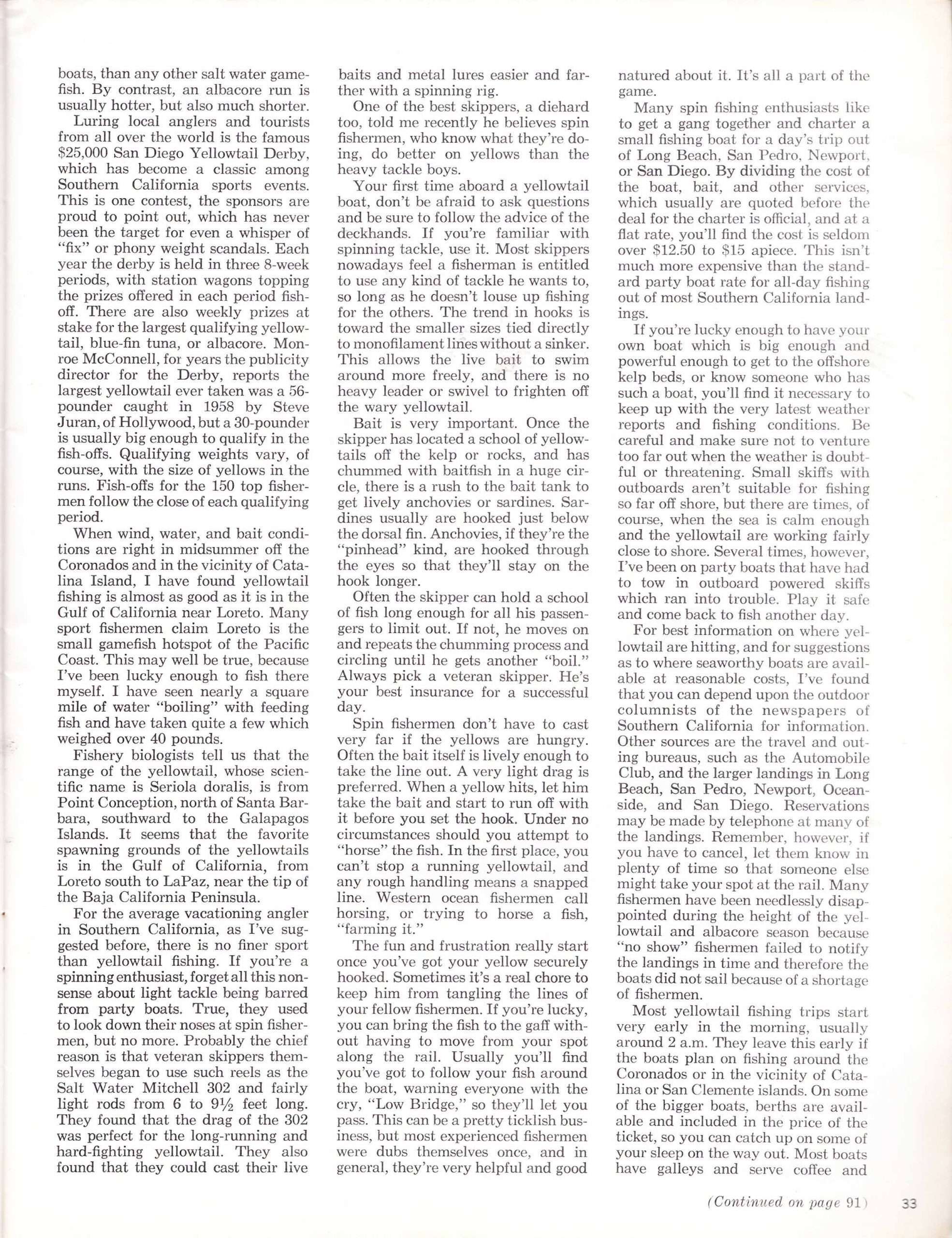 Garcia Fishing Annual 1962 Bass Fishing Archives