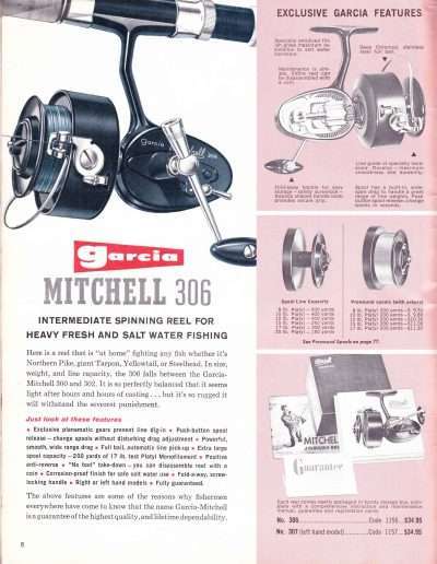 Catalogue Annuel Matériel De Pêche Garcia 1966 - Vintage US