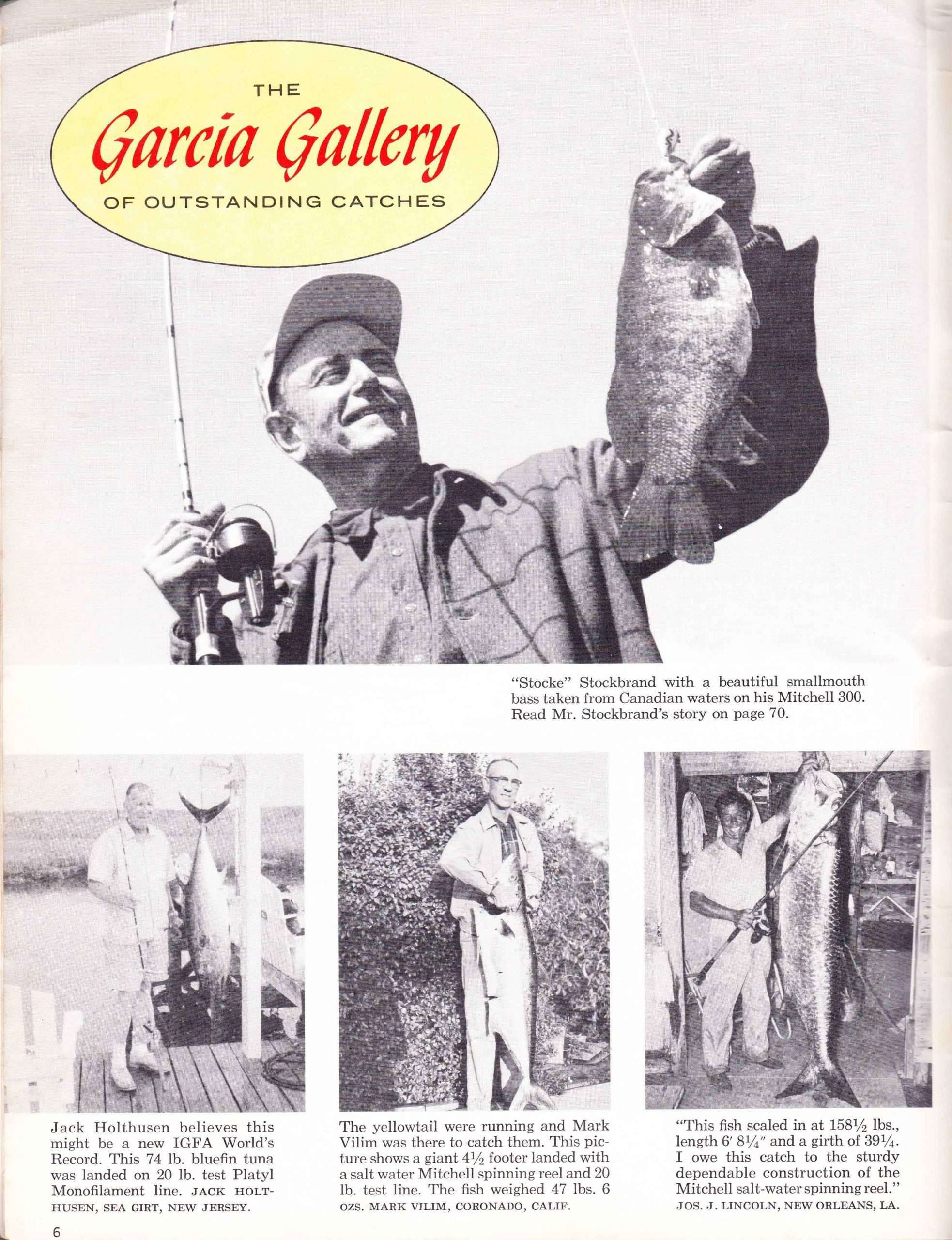 Garcia Fishing Annual 1962 Bass Fishing Archives