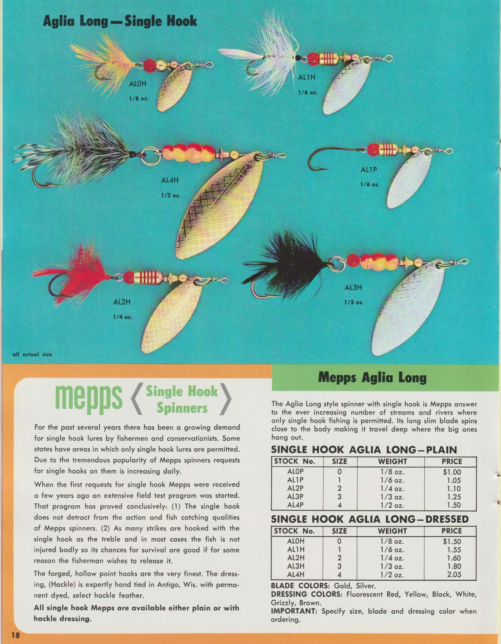 Mepps Catalog 19711972 Bass Fishing Archives Tackle History