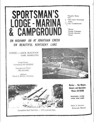 1978 Kentucky Lake Invitational Program Page 31