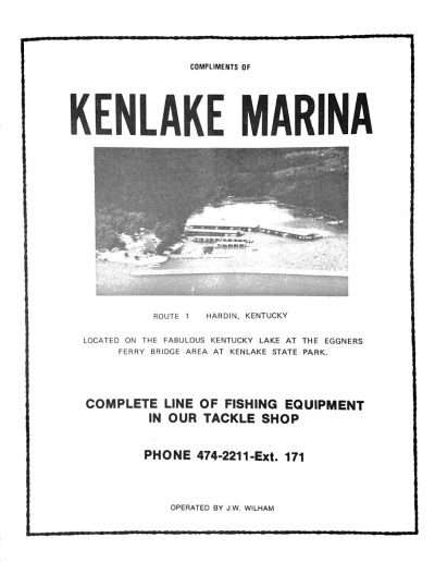 1978 Kentucky Lake Invitational Program Page 30