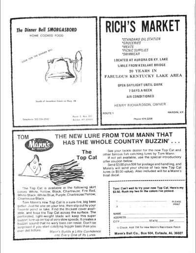 1978 Kentucky Lake Invitational Program Page 26