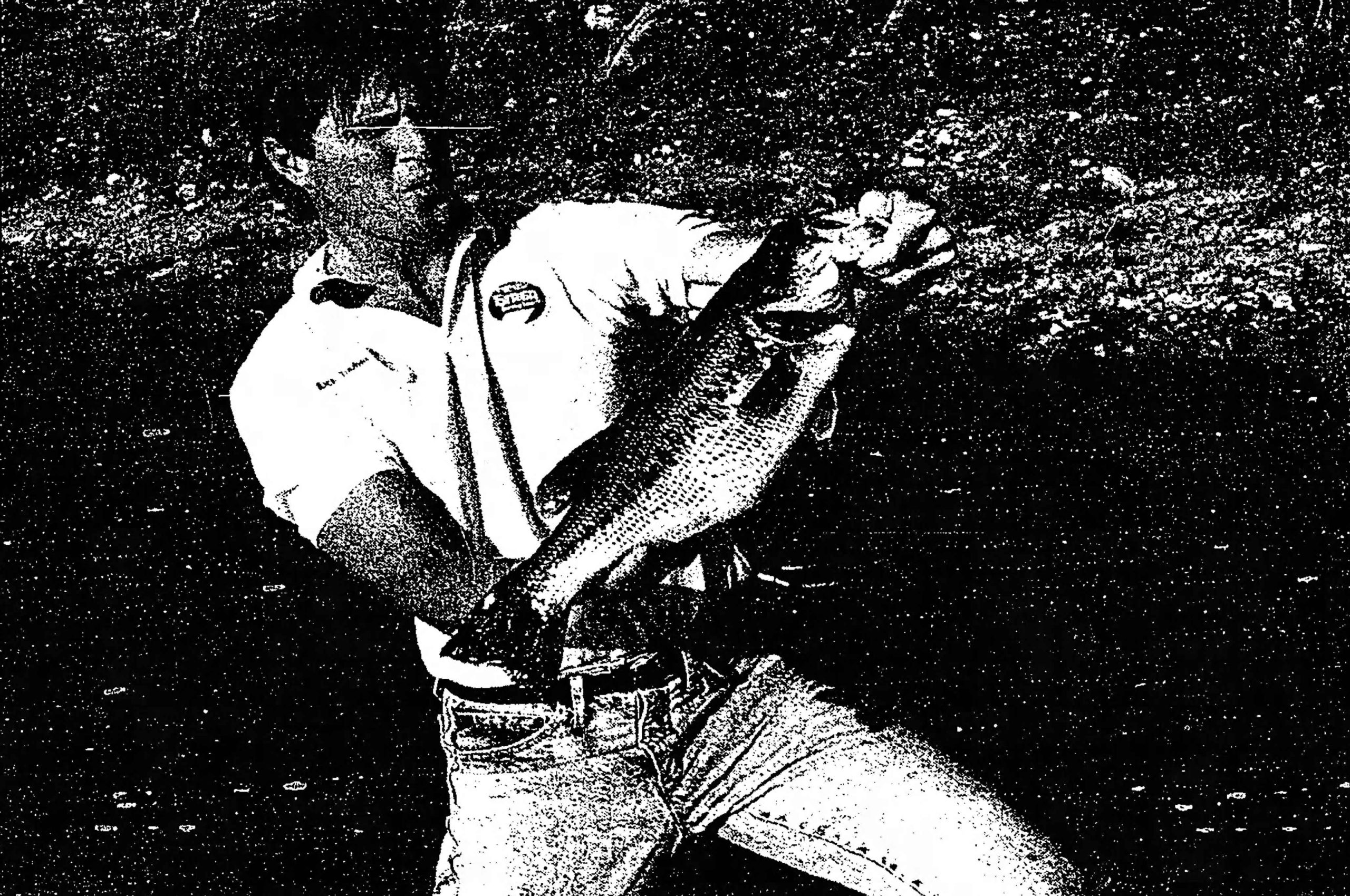 Tauber__Aug__1990 compressed Original Caption: California bass angler Rich Tauber promotes finesse fishing and the Gitzit for clear water lakes. August 1990, The Daily Oklahoman. no photo credit
