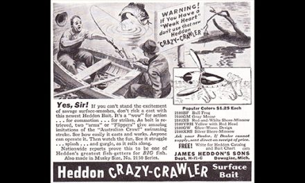 Heddon Crazy Crawler 1940