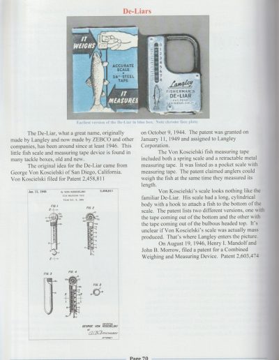 Langley De-Liar Fish Scale - Bass Fishing Archives Gimmick Bass Tackle