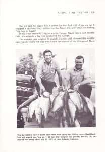 Tom Mann and David Lockhart with an incredible string of bass. Methods For Catching Bass, p.109.