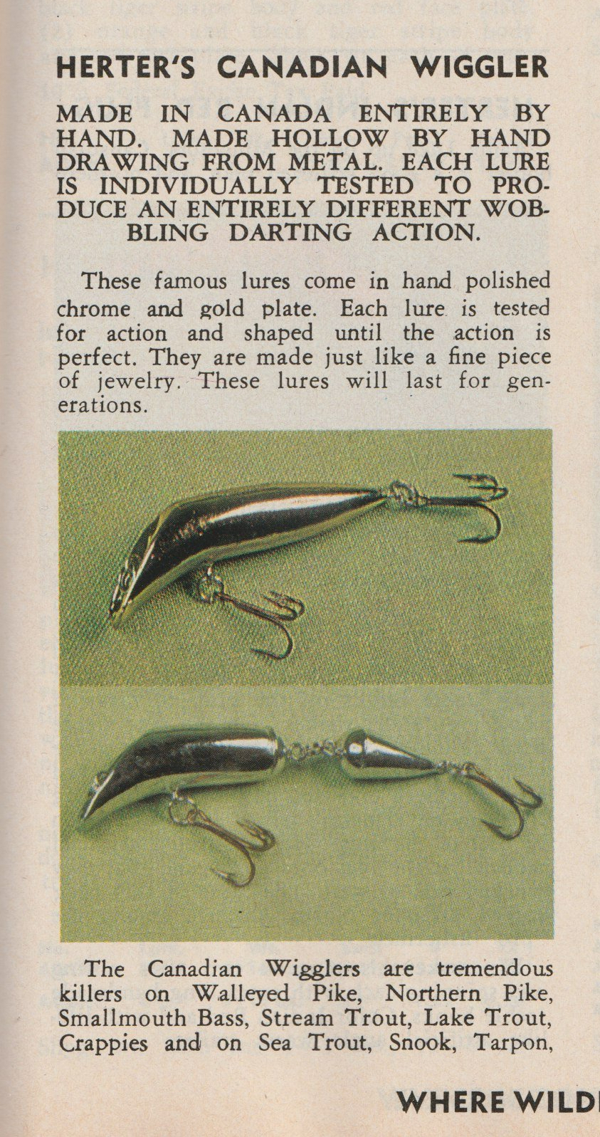 Herter's Retail Giant Part I Bass Fishing Archives Tackle History
