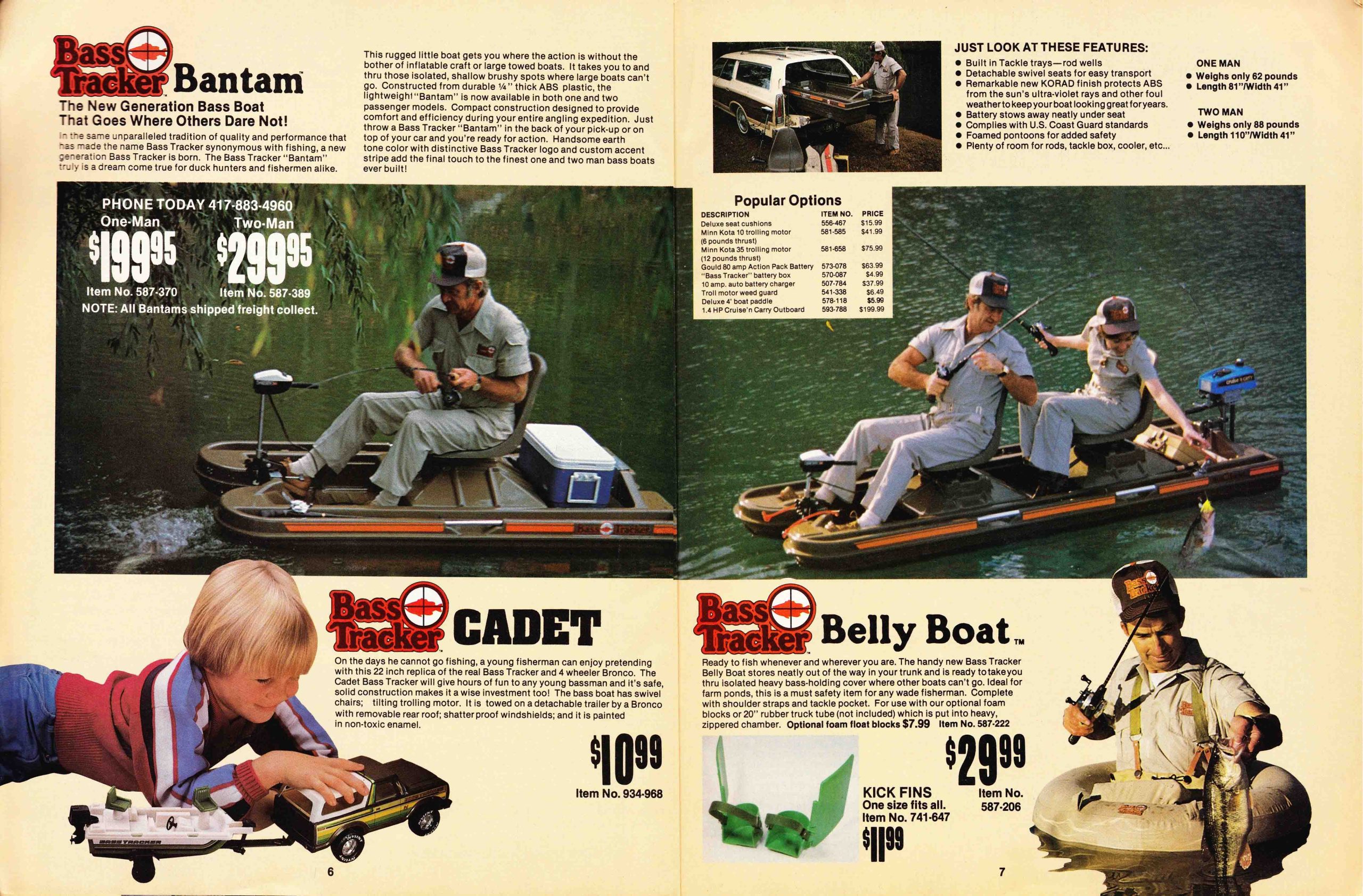 1980 Bass Trackers Bass Fishing Archives Bass Boat Catalogs
