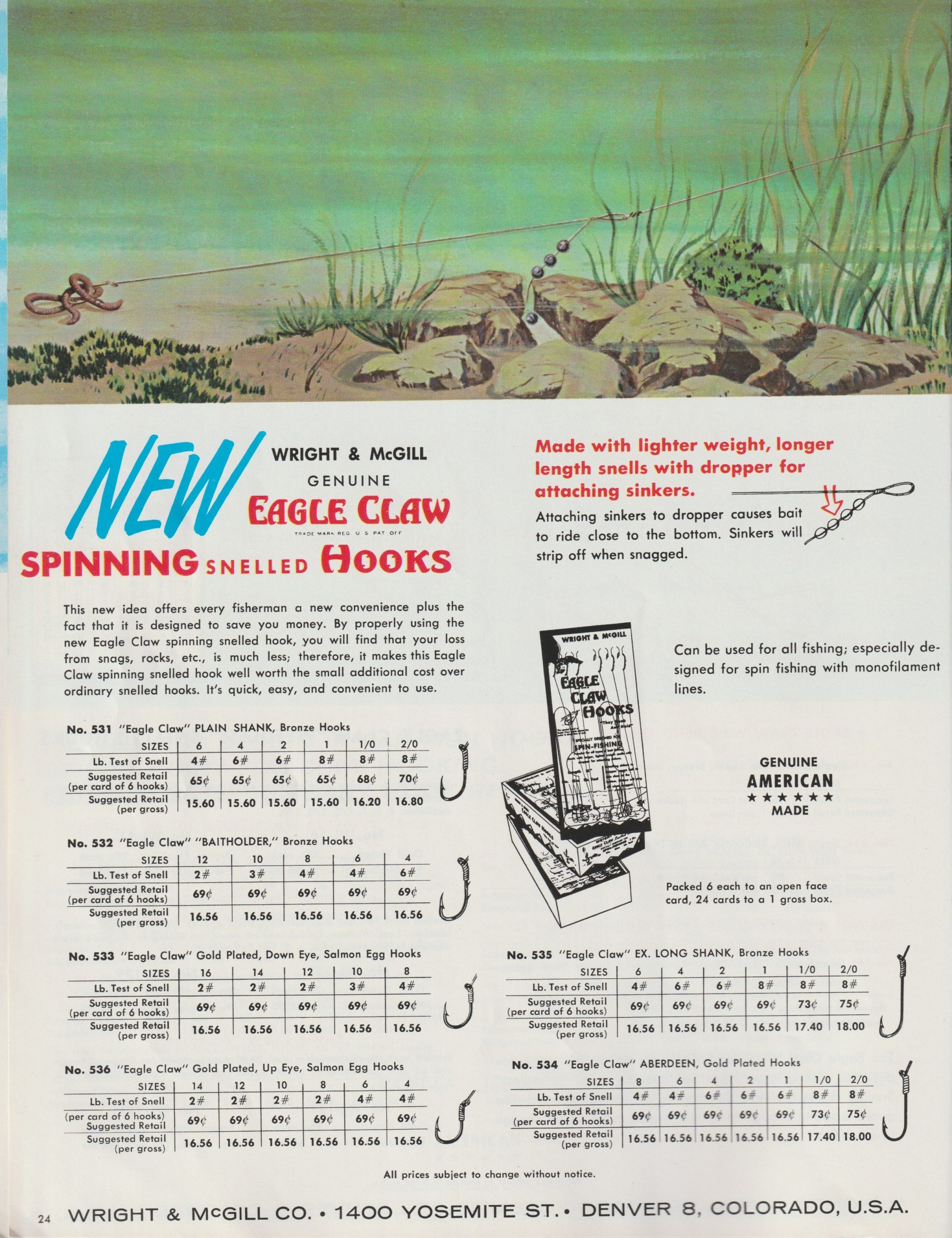 Wright & McGill Catalog 1962 Bass Fishing Archives Bass Tackle Catalogs