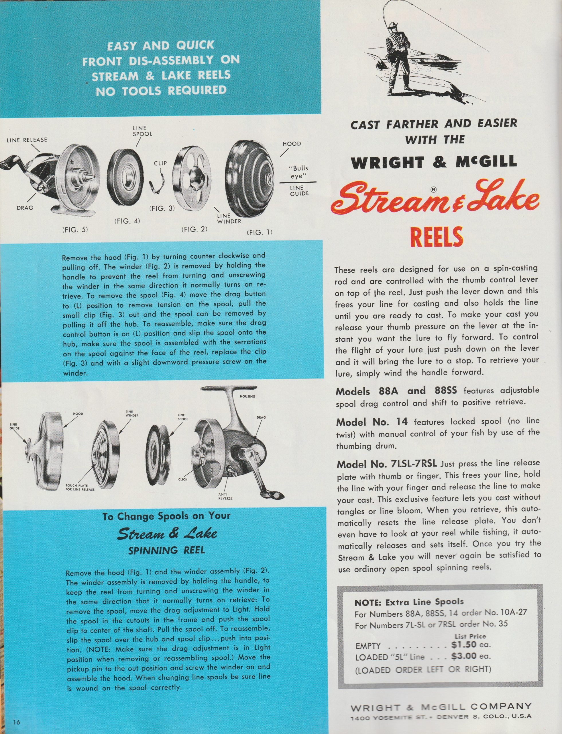 Wright & McGill Catalog 1962 Bass Fishing Archives Bass Tackle Catalogs