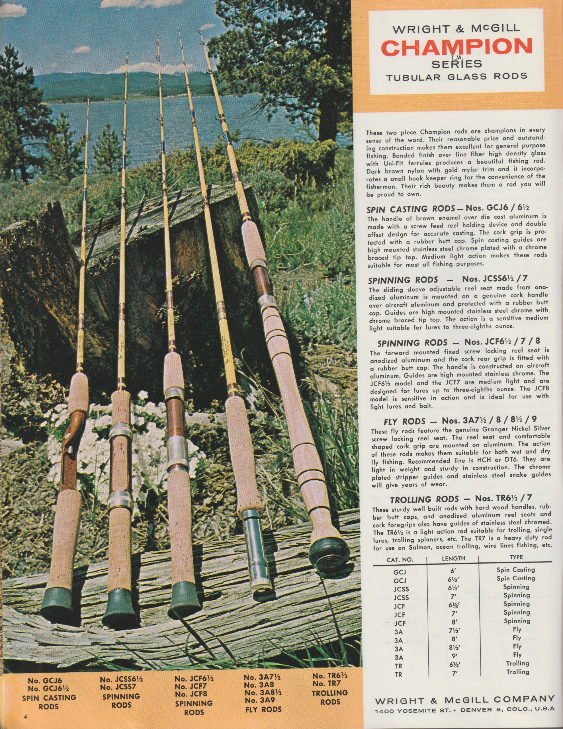 Wright & McGill Catalog 1962 Bass Fishing Archives Bass Tackle Catalogs