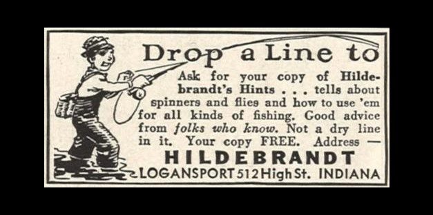 Vintage Hildebrandt Spinner Ads