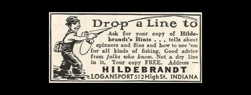 Vintage Hildebrandt Spinner Ads