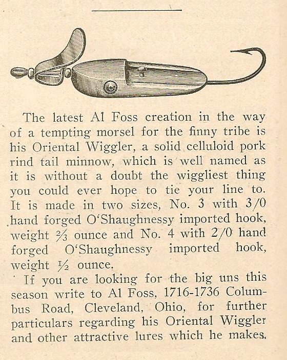 The First Plastic Lure? - Bass Fishing Archives Sunday Sonnett