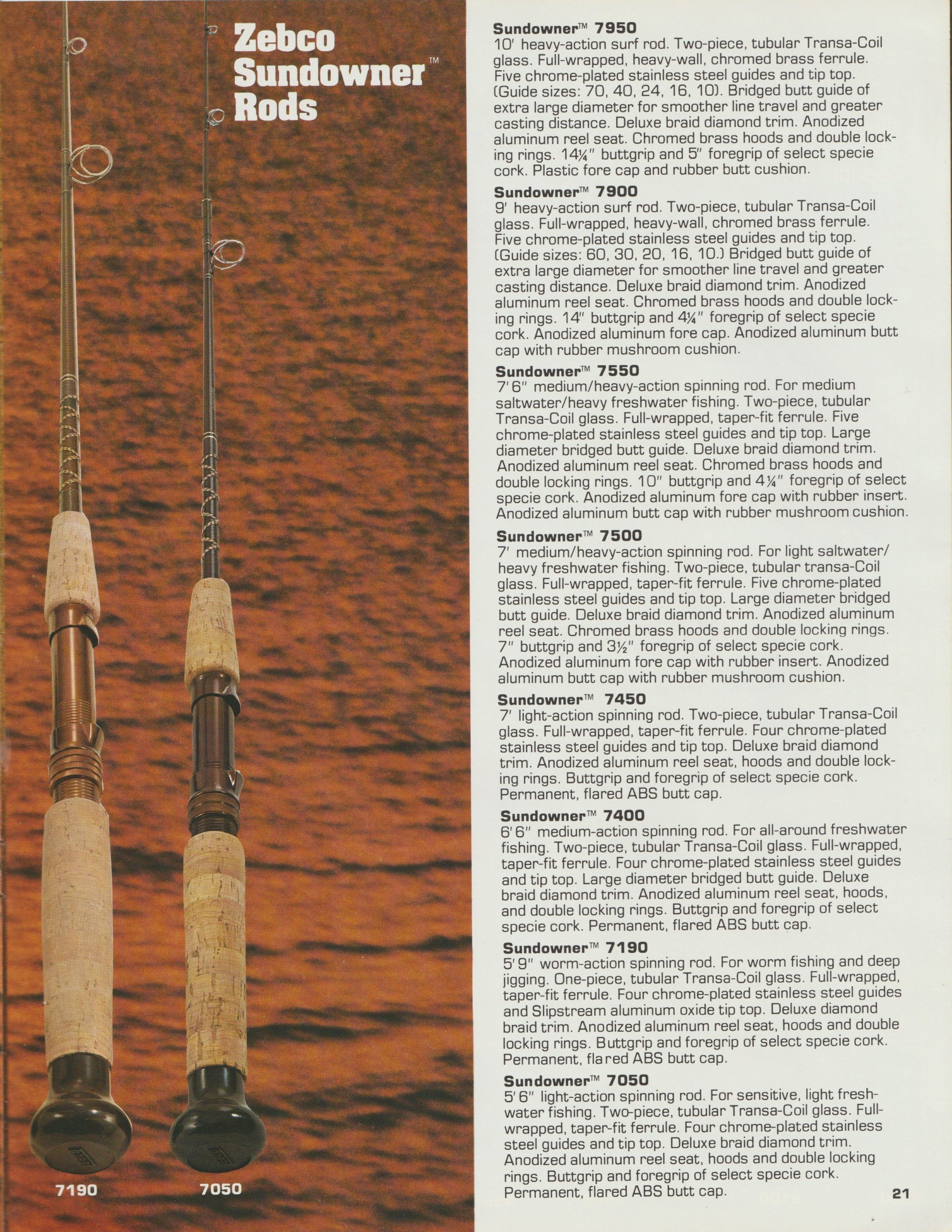 Zebco 1977 Catalog Bass Fishing Archives Bass Tackle Catalogs