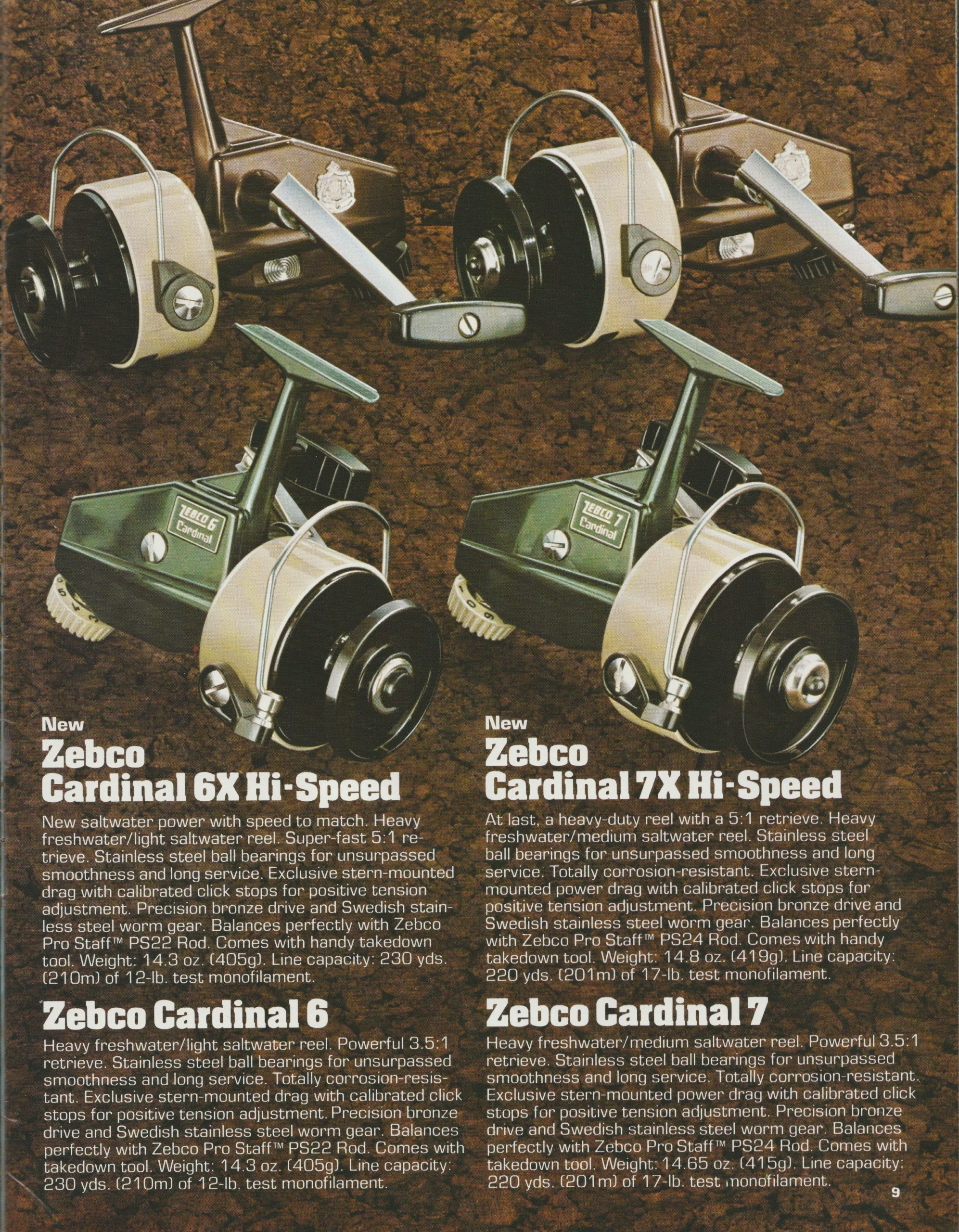 Zebco 1977 Catalog Bass Fishing Archives Bass Tackle Catalogs