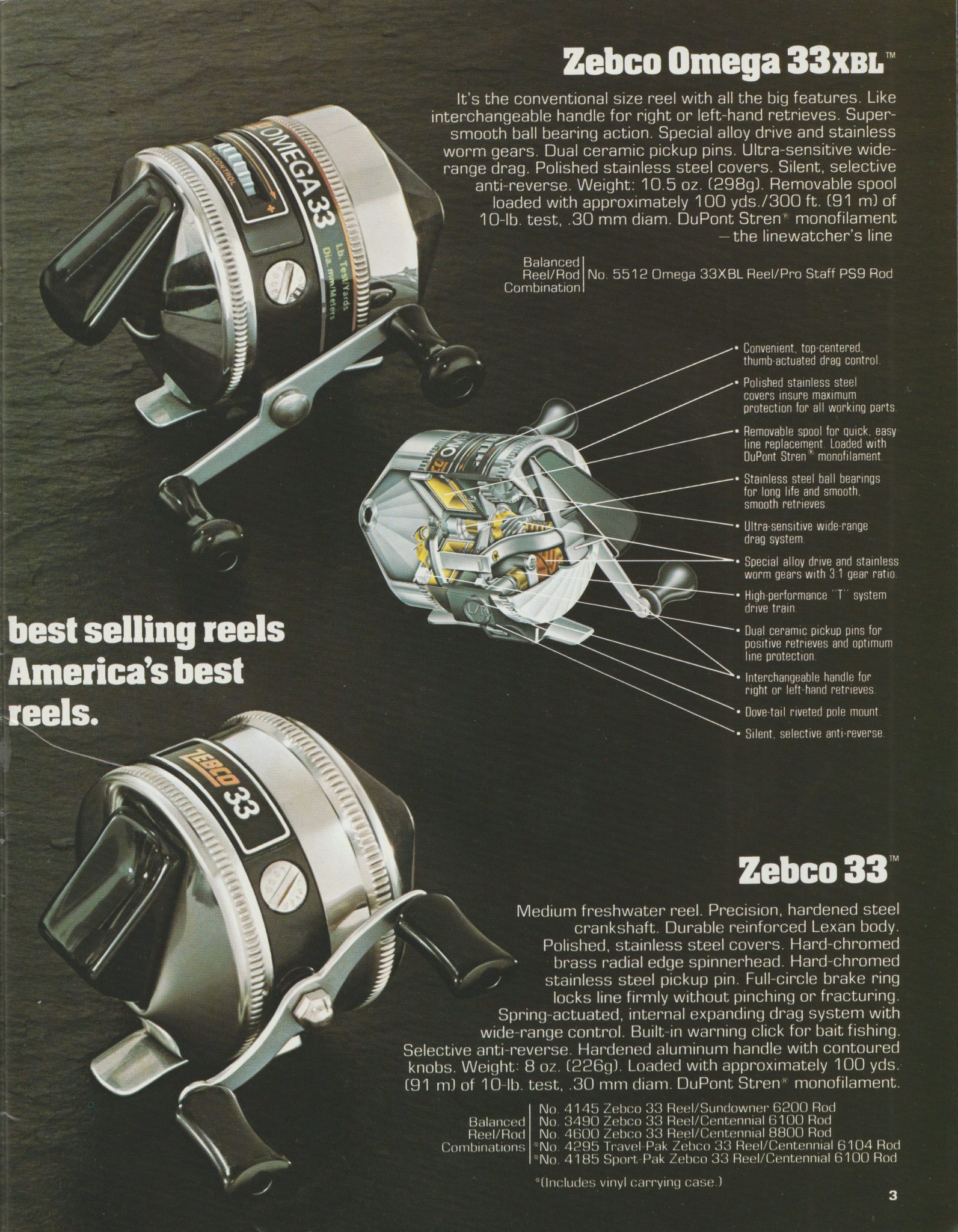 Zebco 1977 Catalog Bass Fishing Archives Bass Tackle Catalogs