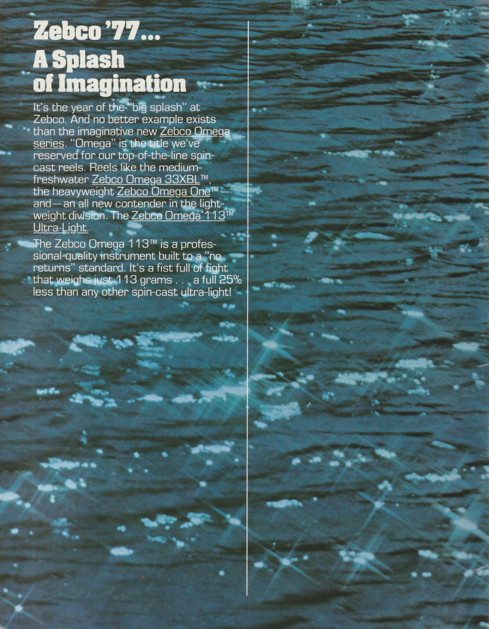 Zebco 1977 Catalog Bass Fishing Archives Bass Tackle Catalogs