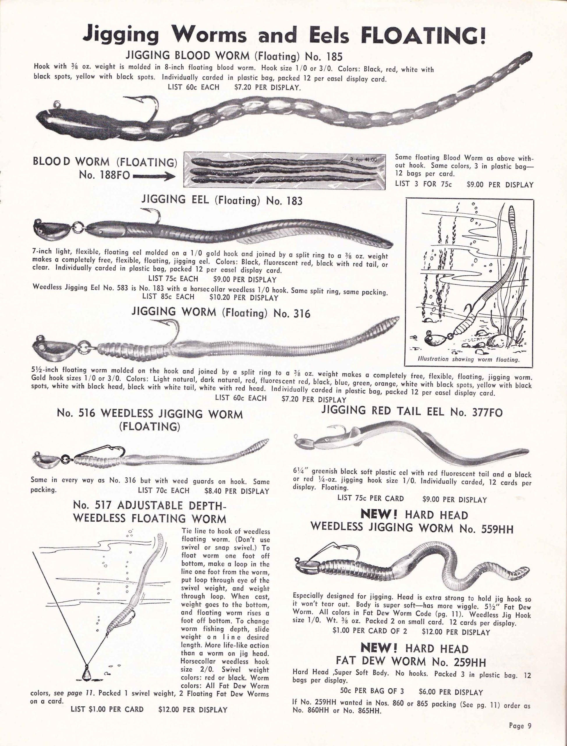 DeLong Lures 1961 Bass Fishing Archives Bass Tackle Catalogs