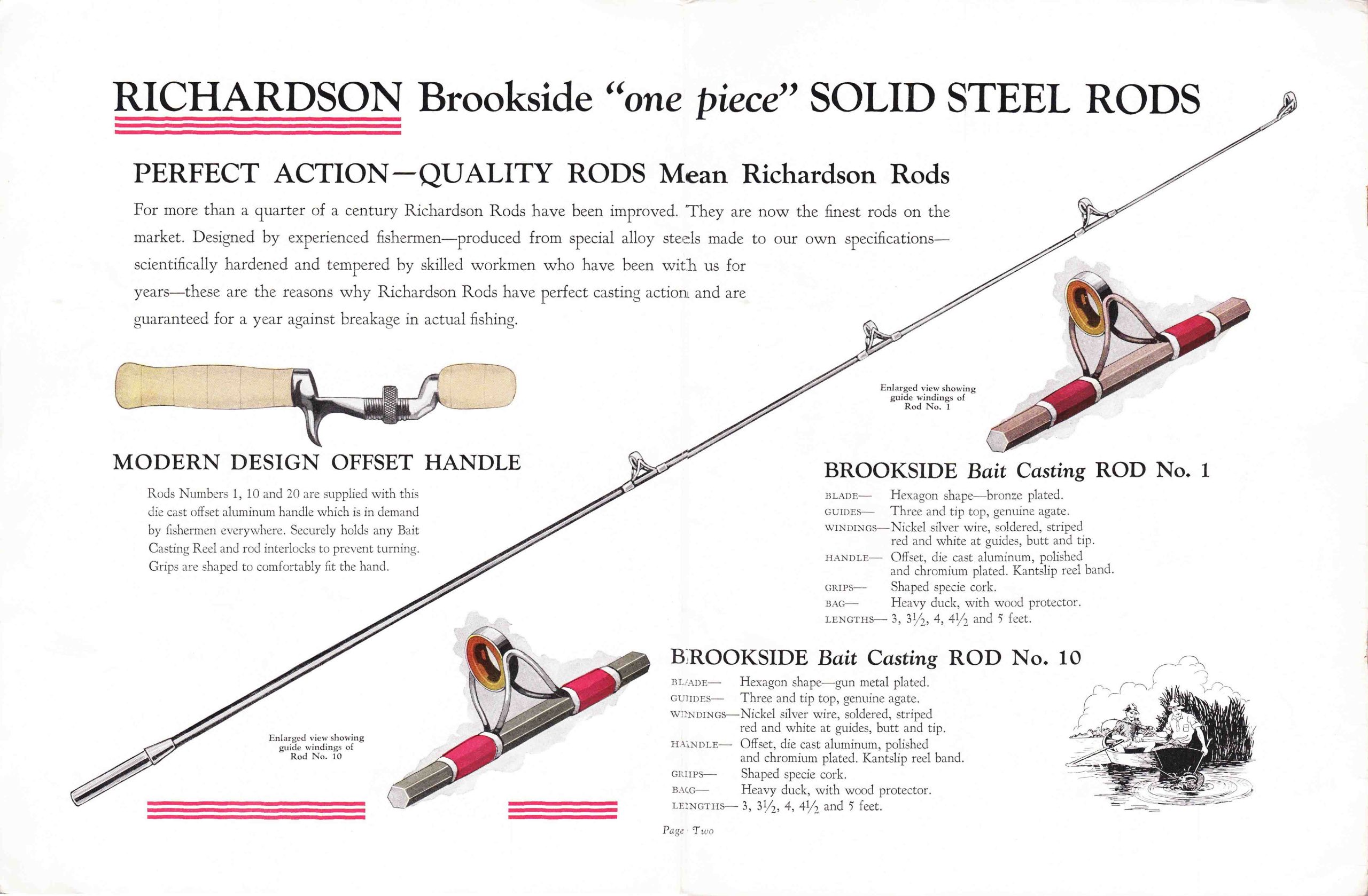 Richardson Rods 193536 Catalog Bass Fishing Archives Bass Tackle
