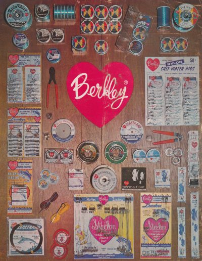 Berkley 1966 Terminal Fishing Tackle Catalog. Back cover.