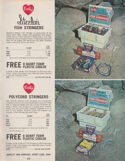 Berkley 1966 Terminal Fishing Tackle Catalog, page 43.