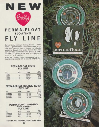 Berkley 1966 Terminal Fishing Tackle Catalog, page 19.