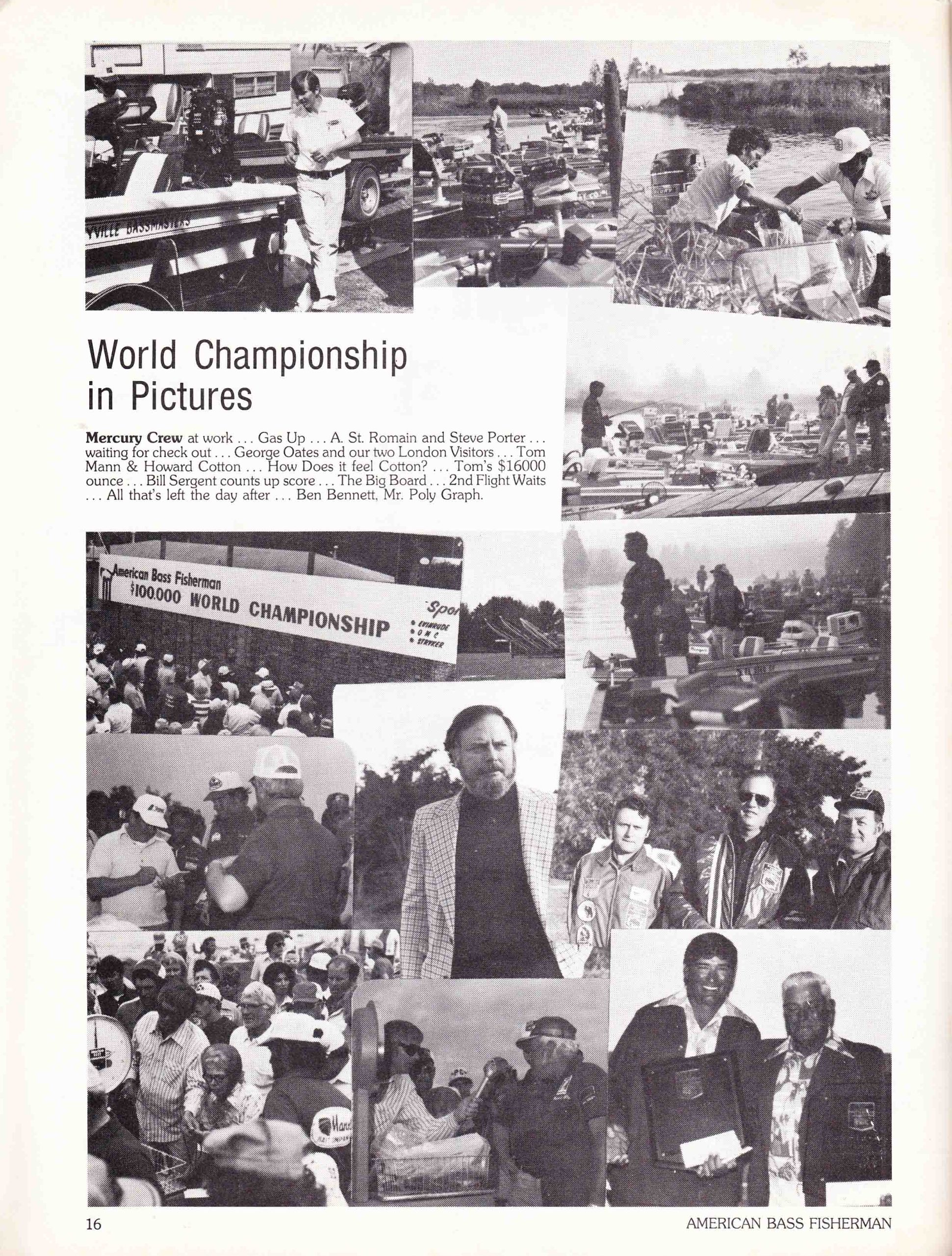 1975 World Championship Open Bass Fishing Archives