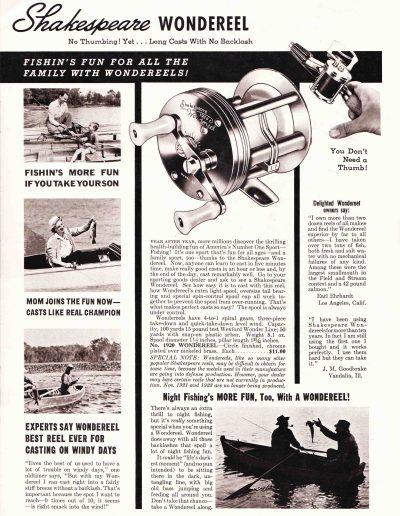 Shakespeare Fishing Tackle 1953 - Bass Fishing Archives Bass Tackle Catalogs Shakespeare Fishing Tackle 1953 - Bass Fishing Archives Bass Tackle Catalogs
