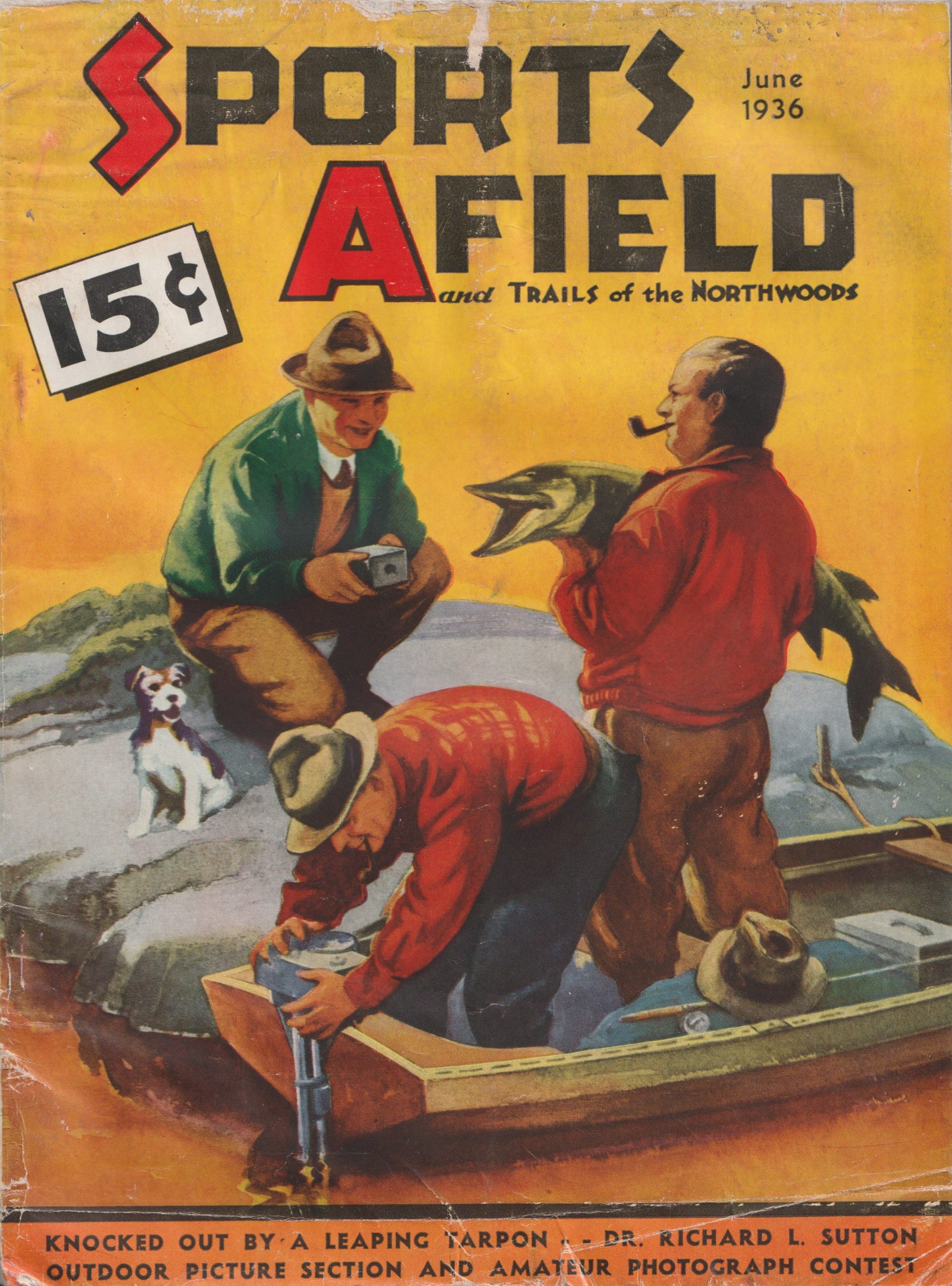 Sports Afield, June 1936. Cover.