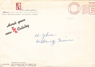 P&K 1947 Mailing Envelope Front